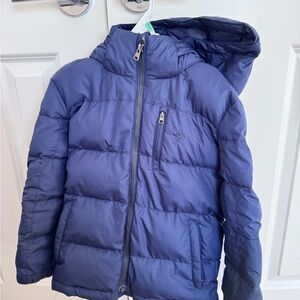 Kids Polo Blue Puffer Jacket, 7T